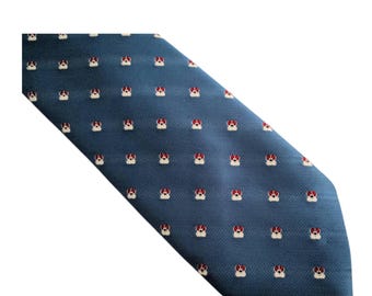 Slips Dior vintage slips för honom blå slips vintage Christian Dior Sällsynt slips Designer Christian Dior
