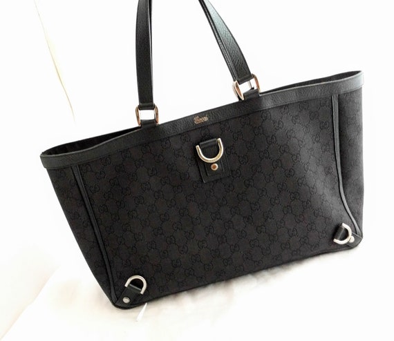 GUCCI tote - GG Canvas Abbey D- Ring Tote Bag - G… - image 1