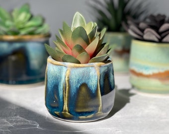 WEBEEDY 2 Styles Flower Pot Ceramic Painting Kit Paint Your