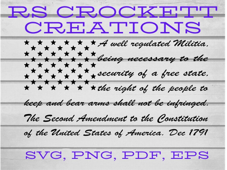 Download 2nd Amendment Flag Svg Pdf Eps Dxf and Clear 300 dpi PNG ...