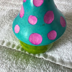 Toadstool trinket jar