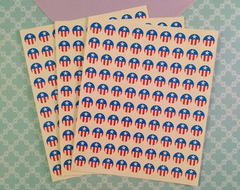 Vintage South African Flag South Africa Removable Matte Sticker Sheets Set