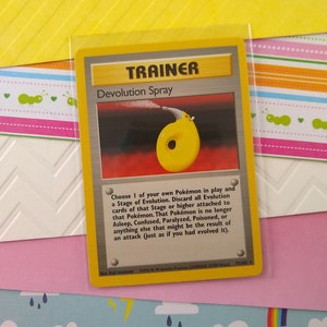 Vintage Rare - Devolution Spray Base Set Non-Holo Card 72/102 - VG (B)