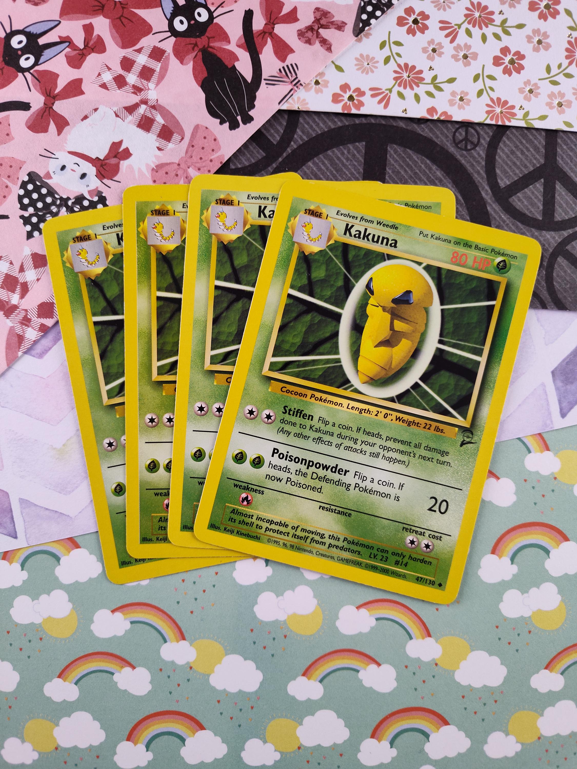 1995 kakuna pokemon card value 2000 Nintendo Gym Challenge Koga's 1St Edition Evolves from Weedle Type Kakuna | Chaos Rising |