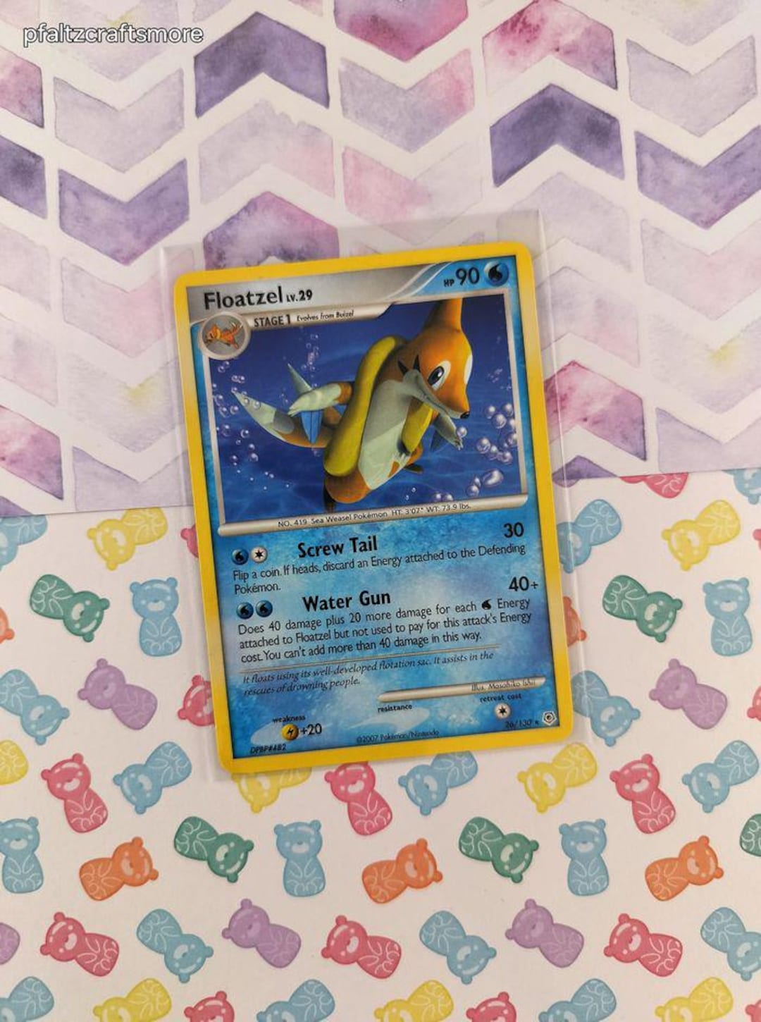 floatzel pokemon card price Vintage Rare - Floatzel Diamond & Pearl Non-holo Pokemon Card 26/130 - VG  (B)