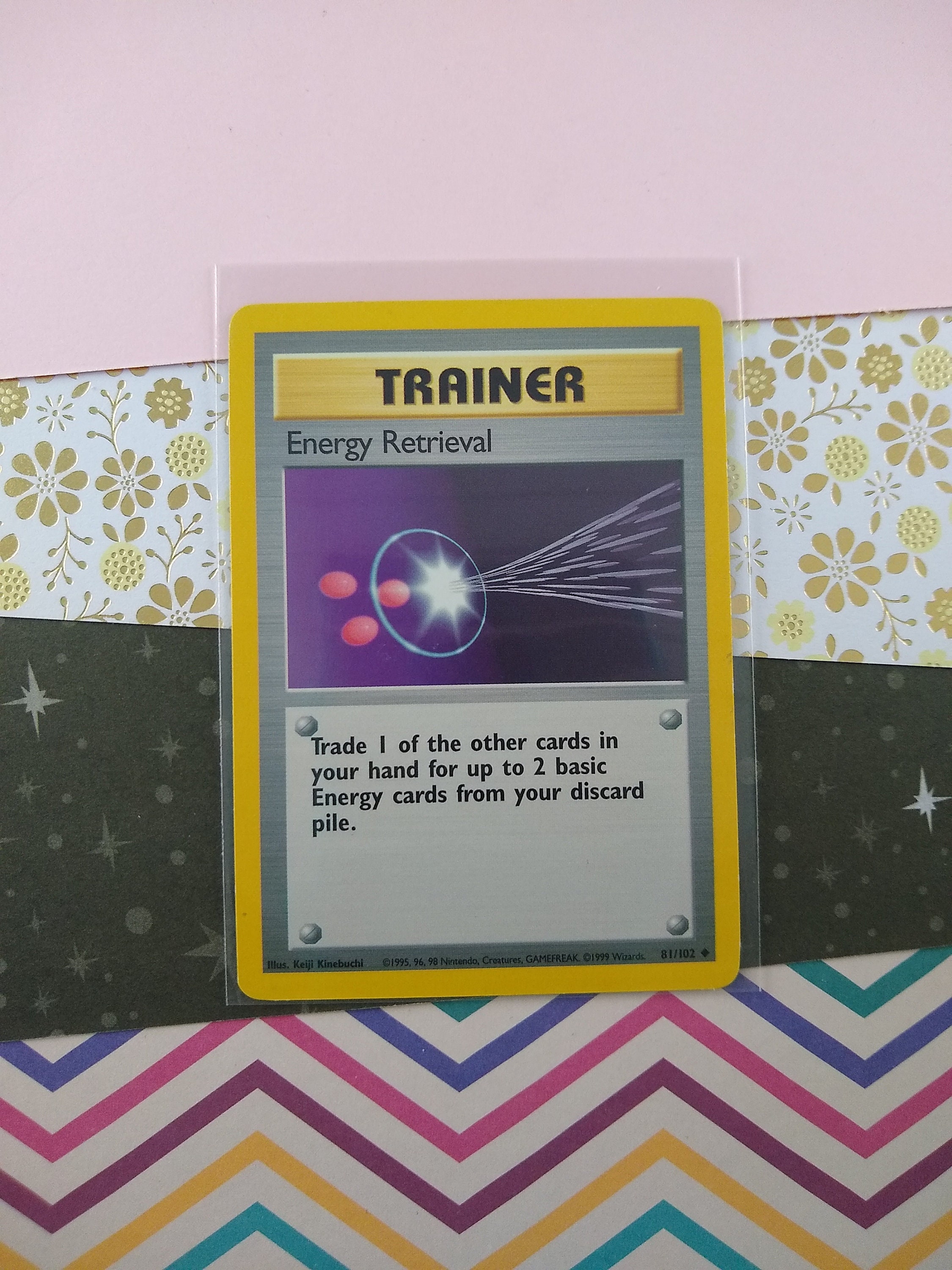 energy retrieval pokemon card value holofoil pattern or surface detail) Energy Retrieval (92/114) [Black &