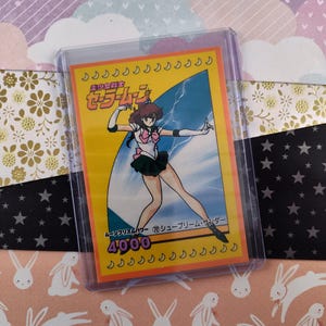 Vintage 1990&#39;s (Japanese) Sailor Moon Trading Vending Non-Holo Sticker Power 4000 - NM