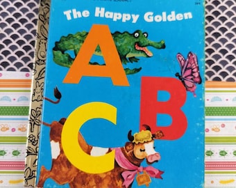Vintage 1977 Little Golden Book: The Happy Golden ABC Hardcover