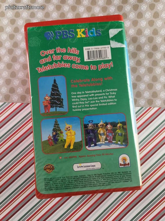 Vintage 1999 PBS Kids Merry Christmas, Teletubbies! VHS Tape Set