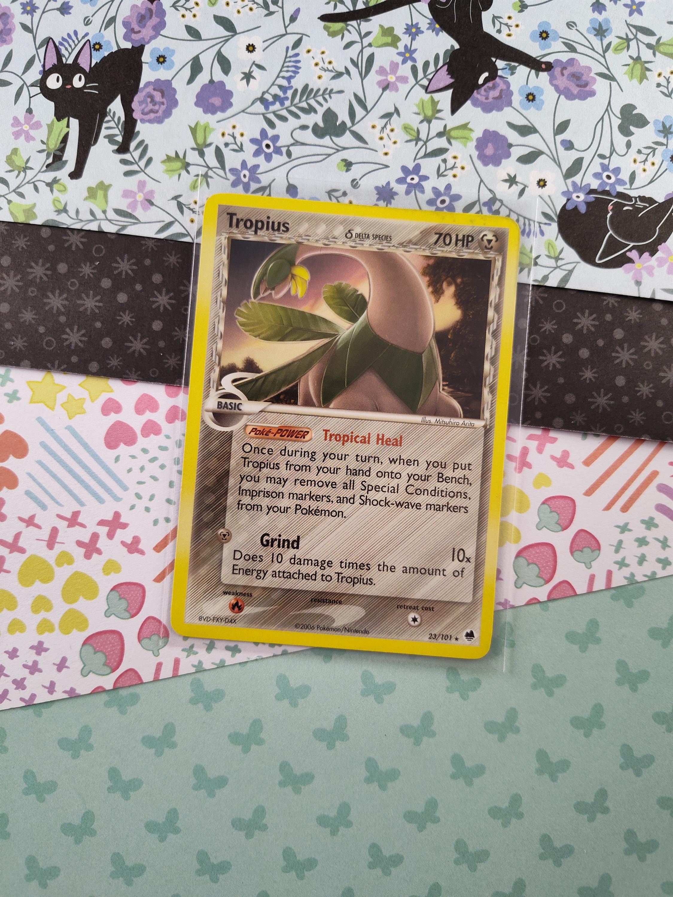 Vintage Rare - Tropius EX Dragon Non-holo Pokemon Card 23/101 - VG - Etsy