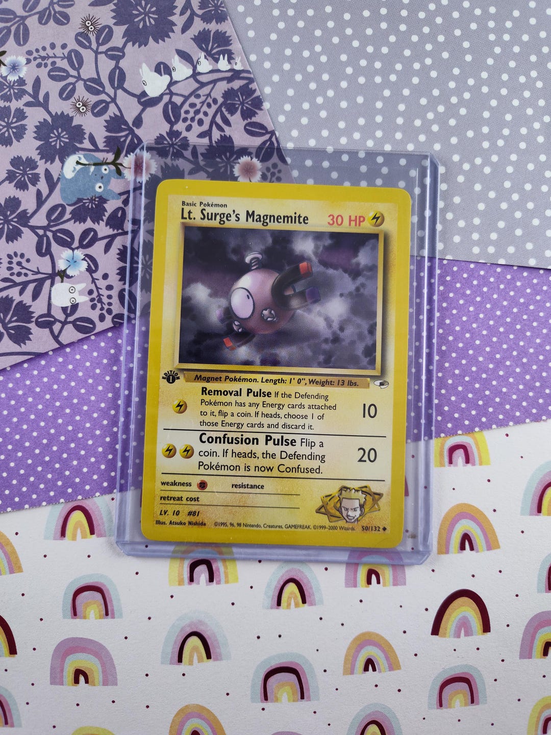 1995 magnemite pokemon card cementing its place as a must 1995 Magnemite Pokemon Card 53/102