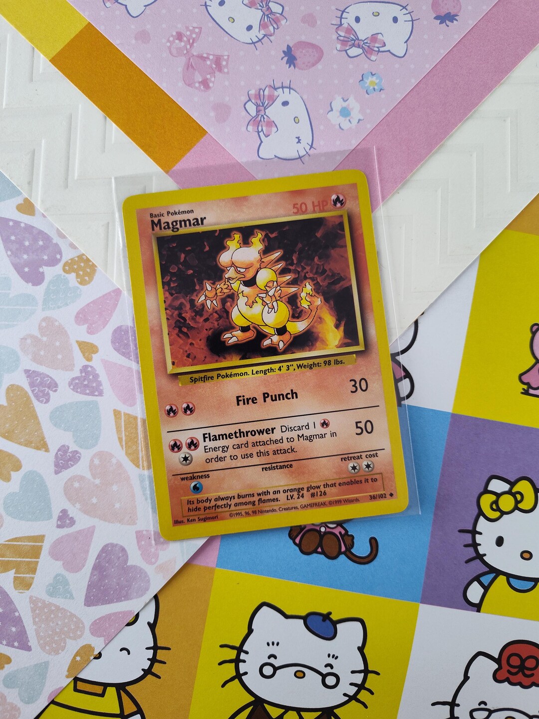 magmar 1995 pokemon card Vintage Uncommon - Base Set Non-holo 36/102 - LP [1RR] Magma Punch (40) Magmar #36 Prices | Pokemon