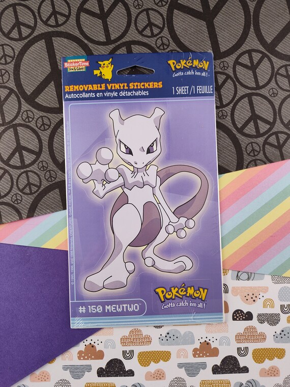 Pokemon Stickers Cute Mew, Mewtwo X and Y