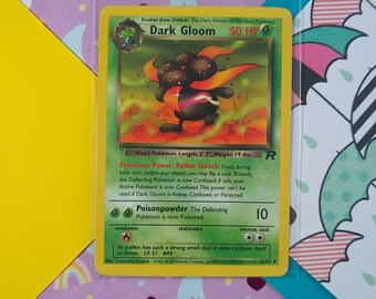 Vintage Uncommon - Dark Gloom Team Rocket Pokemon Card 36/82 - LP - Etsy