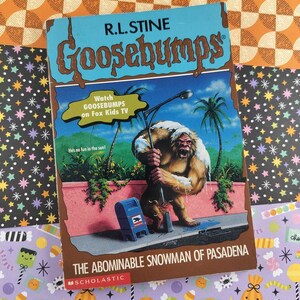 Vintage 1995 1st Printing R.L. Stine Goosebumps #38, The Abominable Snowman of Pasadena Softcover