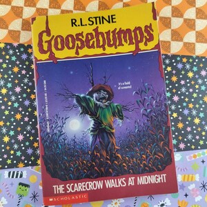 R.L. Stine Goosebumps #19, de los años 90, libro de tapa blanda "Problemas profundos"