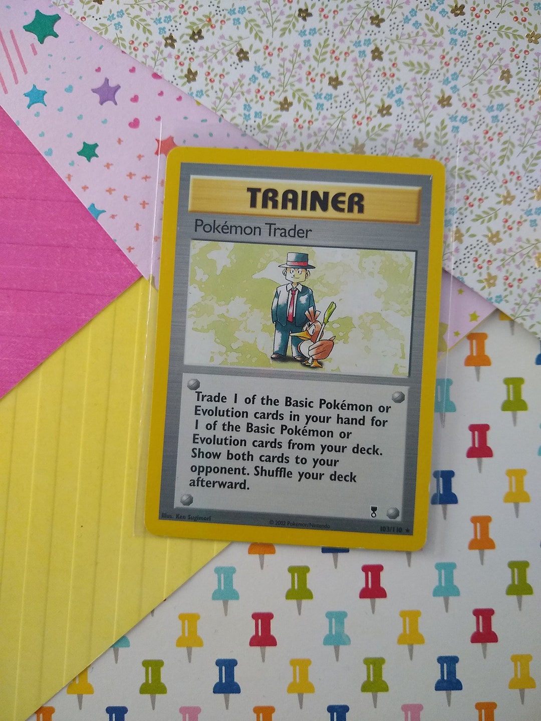 Vintage Rare - Pokemon Trader Legendary Non-holo Pokemon Card 103/110 - LP  - Etsy