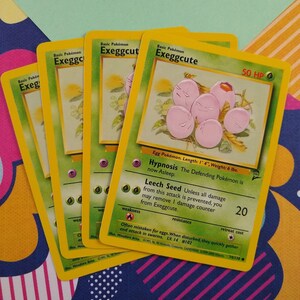 CLEARANCE Vintage Common - Set/4 Exeggcute Base Set 2 Non-holo Pokemon Cards  74/130 - LP - Etsy