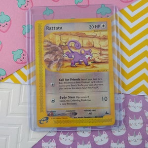 LIQUIDACIÓN Carta Pokémon Común Vintage - Rattata Skyridge (No Holográfica) 90/144 - NM