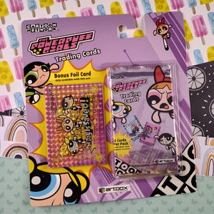 Vintage 2000 The Powerpuff Girls Cartoon Network Artbox Trading Cards Set SEALED