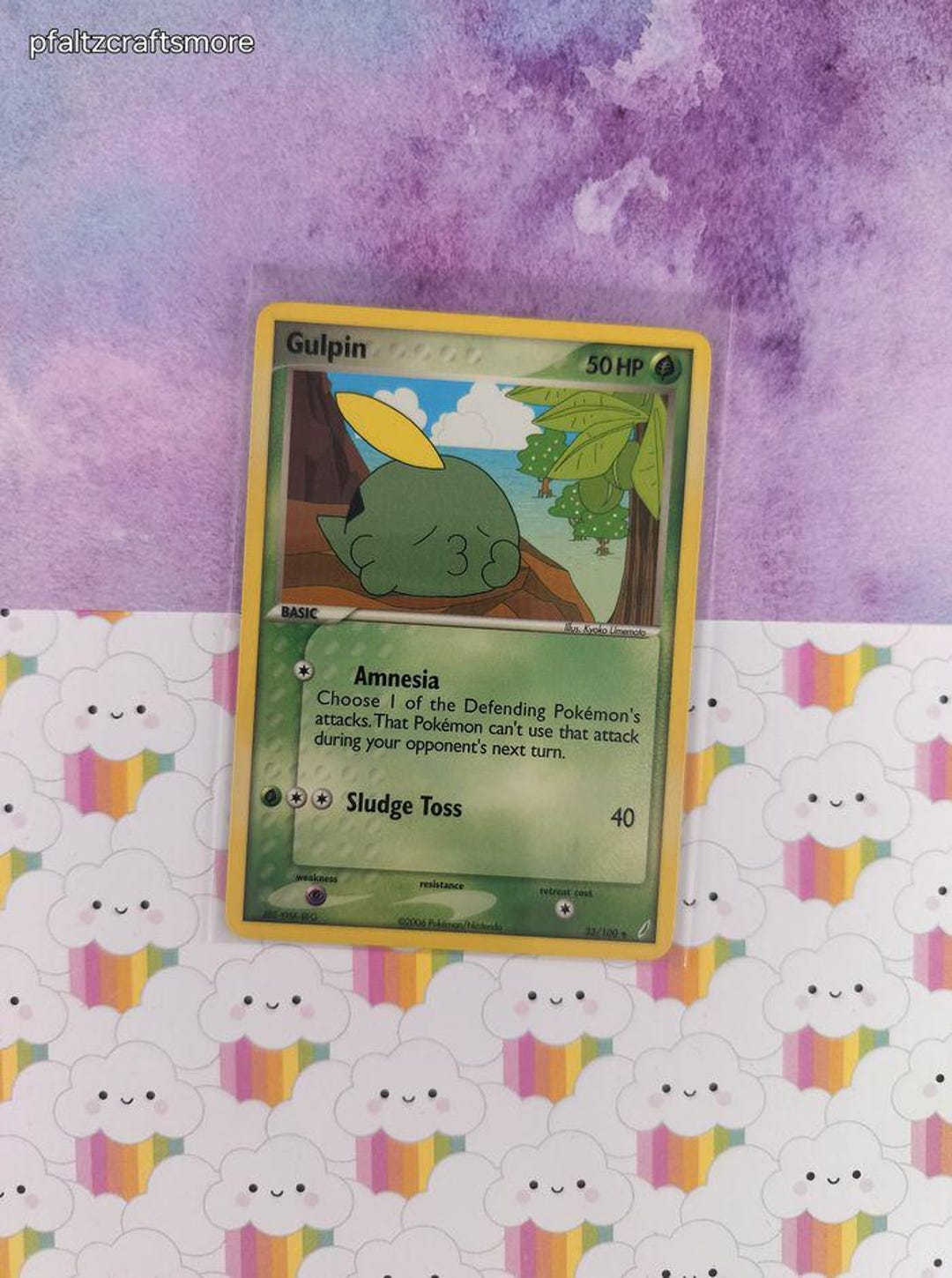 Vintage Uncommon - Gulpin Ex Crystal Guardians Non-holo Pokemon