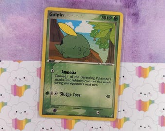 Vintage Uncommon - Gulpin Ex Crystal Guardians Non-holo Pokemon