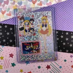 CLEARANCE Vintage 1990&#39;s Sailor Moon Sailor Scouts Venus Prism Trading Sticker - NM