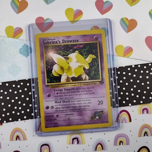 sabrina's drowzee pokemon card value Vintage Common - Sabrina's Drowzee Gym Challenge Non-holo Pokemon Card  95/132 - NM