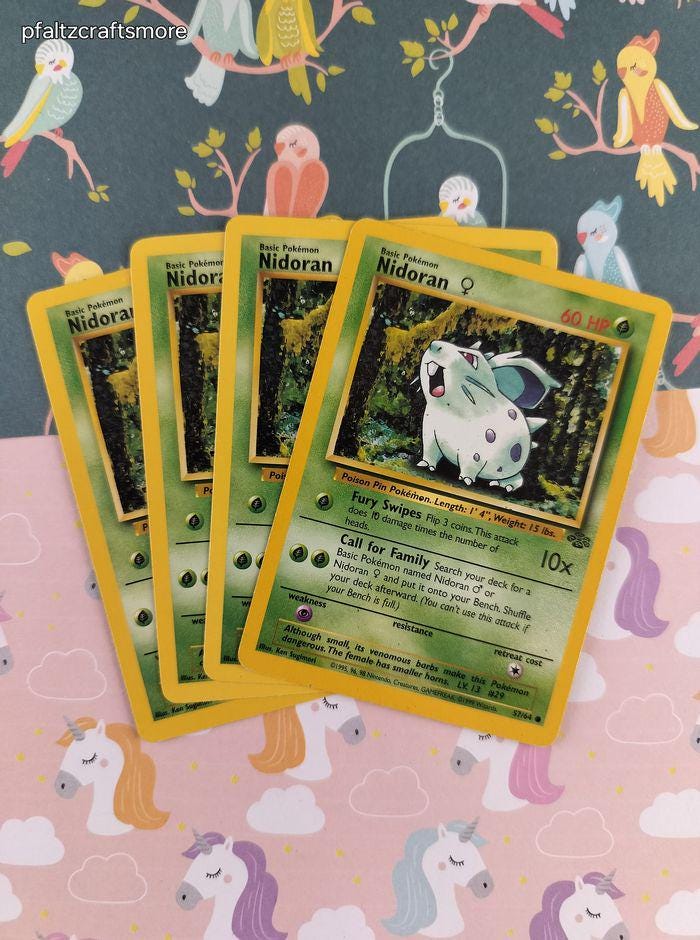 nidoran pokemon card price Amazon.com: Nidoqueen 031/165 - Pokemon 151 - Evolution 3 Card Lot