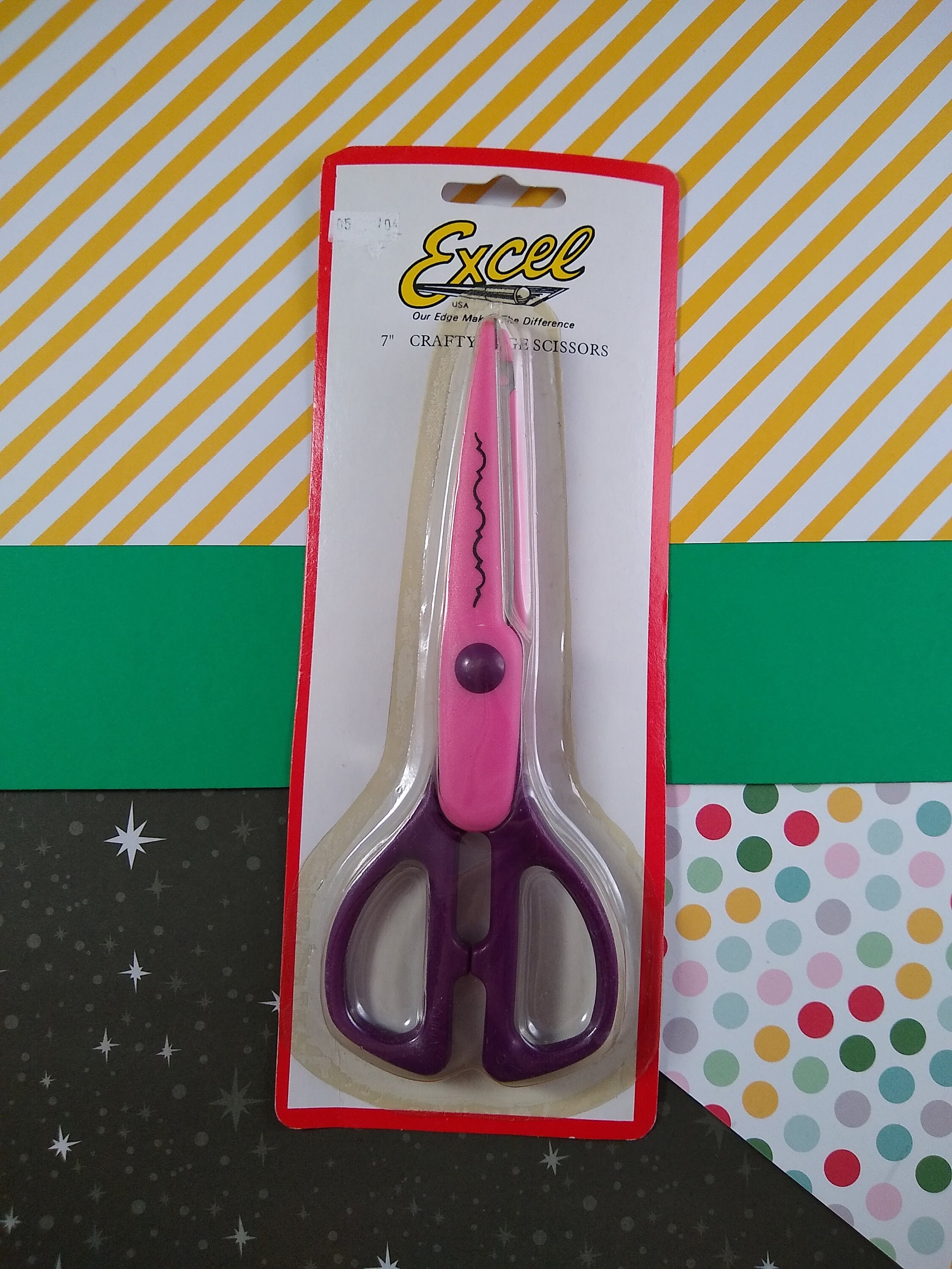 Buy Vintage Excel USA 7 Crafty Edge Scissors New & Online in India - Etsy