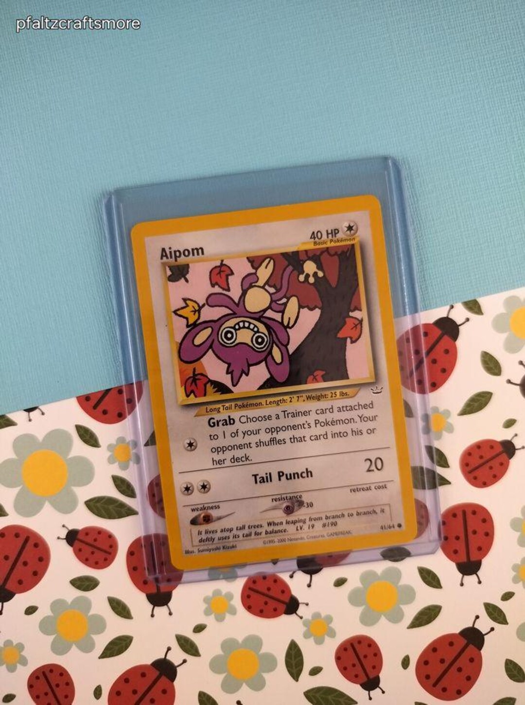 pokemon aipom card PSA 10 #075 Future Flash SV4M Japanese GorillaTCG Colorless Colorless Scratch (10) Colorless Aipom (41/64) [Neo Revelation 1st