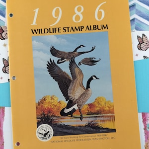CLEARANCE National Wildlife Federation Wildlife Stamp Album 1986, NO STAMPS