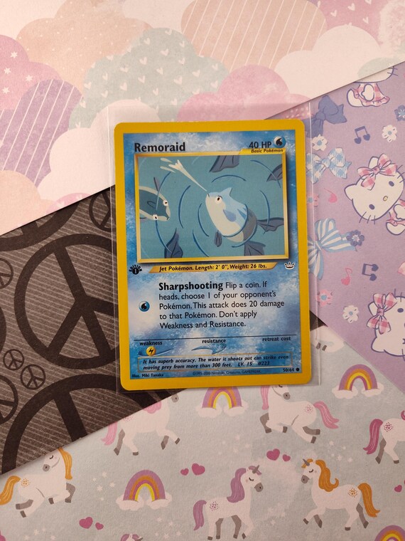 Vintage Common - 1st Edition Remoraid Neo Revelation Non-holo Pokemon Card  50/64 - VG - Etsy Ireland