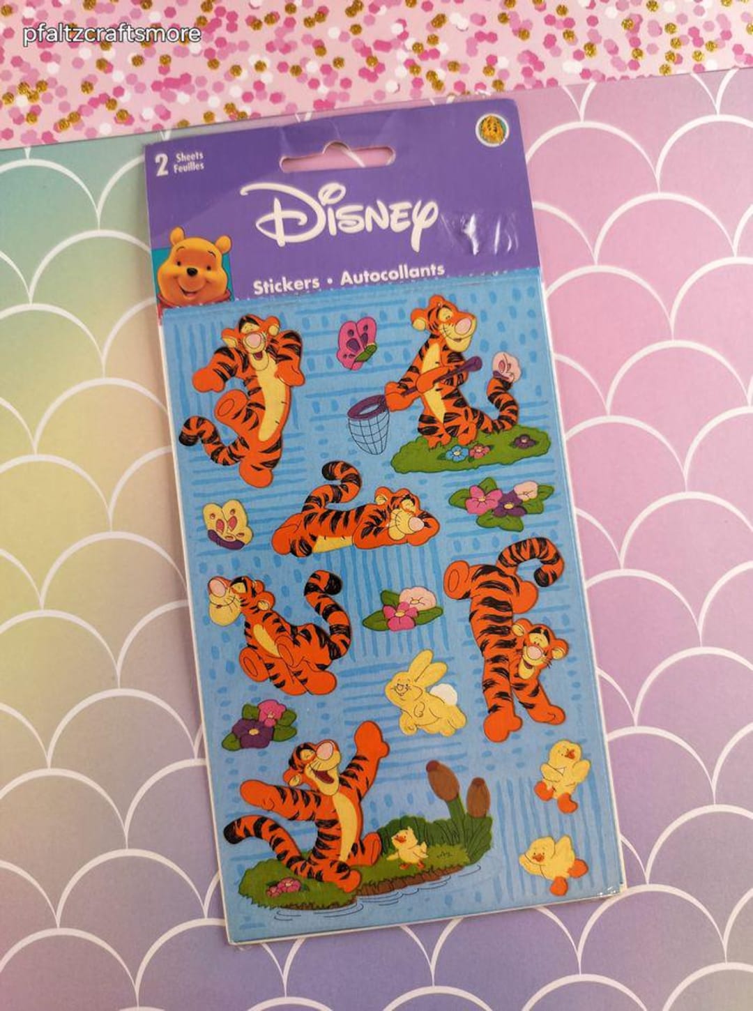 Tigger Springtime Vintage Sandylion Stickers Winnie the Pooh & Friends Colorful ...