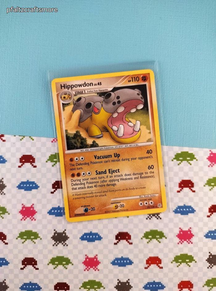 Vintage Rare - Hippowdon Diamond & Pearl Non-holo Pokemon Card 29/130 - LP  - Etsy Canada