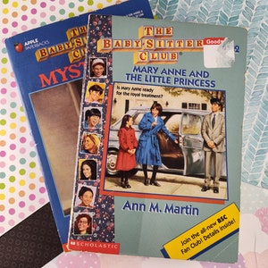 CLEARANCE Vintage Baby-Sitter&#39;s Club Buch 2er Set Paperback Softcover, Schön & Sauber