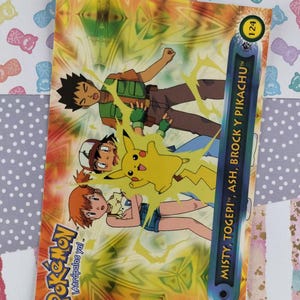 RARE vintage 2000 carte postale internationale Pokemon format standard #124 - NM
