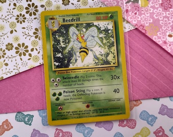 Vintage Rare - Beedrill Base Set Non-holo Pokemon Card 17/102 - LP (C) - Etsy Vintage Rare - Beedrill Base Set Non-holo Pokemon Card 17/102 - LP (C) - Etsy