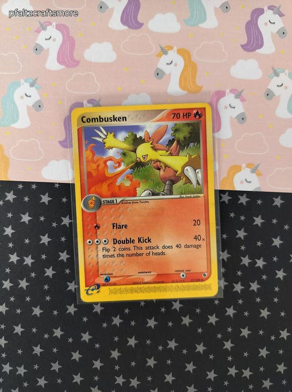 Buy Vintage Uncommon - Combusken EX Ruby & Sapphire Non-holo Pokemon Card  27/109 - VG Online in India - Etsy