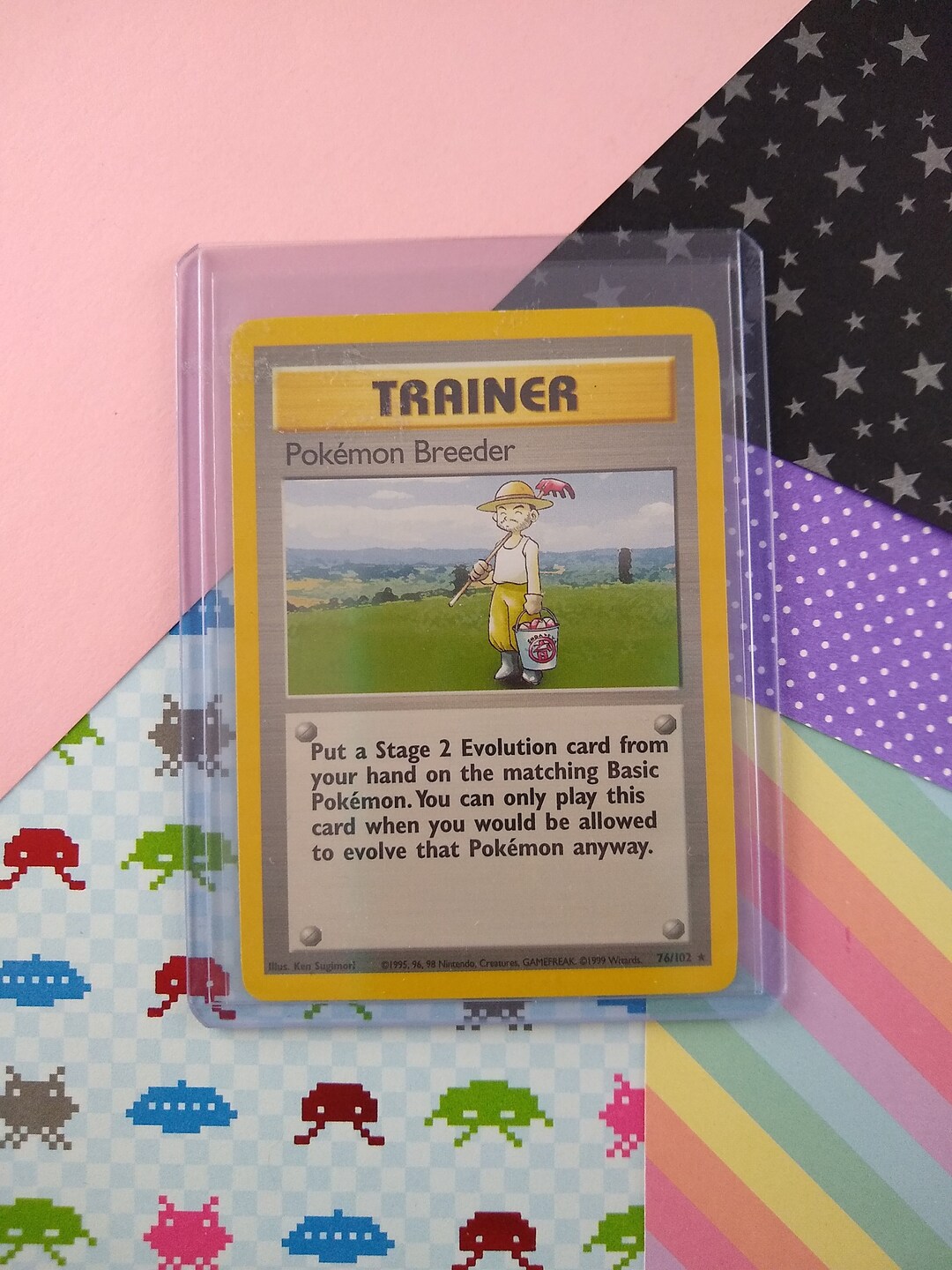 Vintage Rare - Pokemon Breeder Base Set Non-holo Pokemon Card 76/102 ...