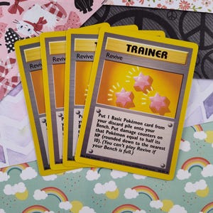 CLEARANCE Vintage Uncommon - Set/4 Revive Base Set Non-holo Pokemon Cards  89/102 - LP - Etsy