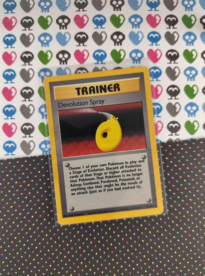 devolution spray pokemon card value Vintage Uncommon