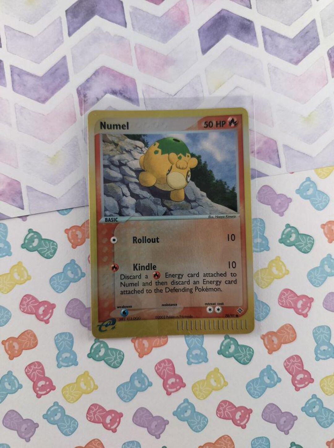 Vintage Common - Numel Dragon Reverse Holo Pokemon Card 70/97 - VG - Etsy