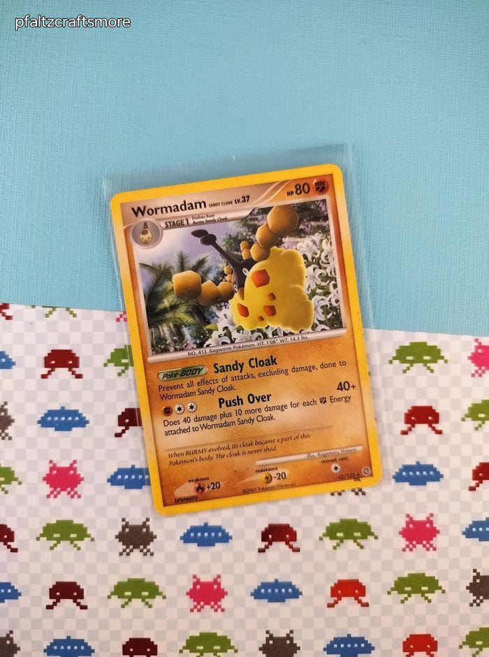 wormadam pokemon card Vintage Rare - Wormadam Secret Wonders Non-holo Pokemon Card 42/132 - VG