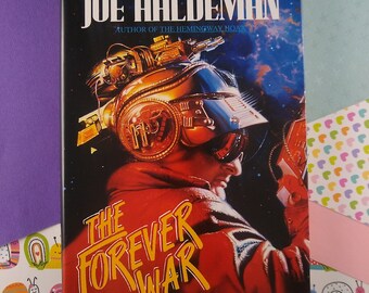 Vintage 1997 "The Forever War" by Joe Haldeman Hardcover First AvoNova Printing; Very Good