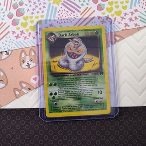 pokemon card dark arbok Team Rocket Set Holographic Card!! #5718 that power stops working until the end of your opponents next turn Dark Arbok (2) - Team
