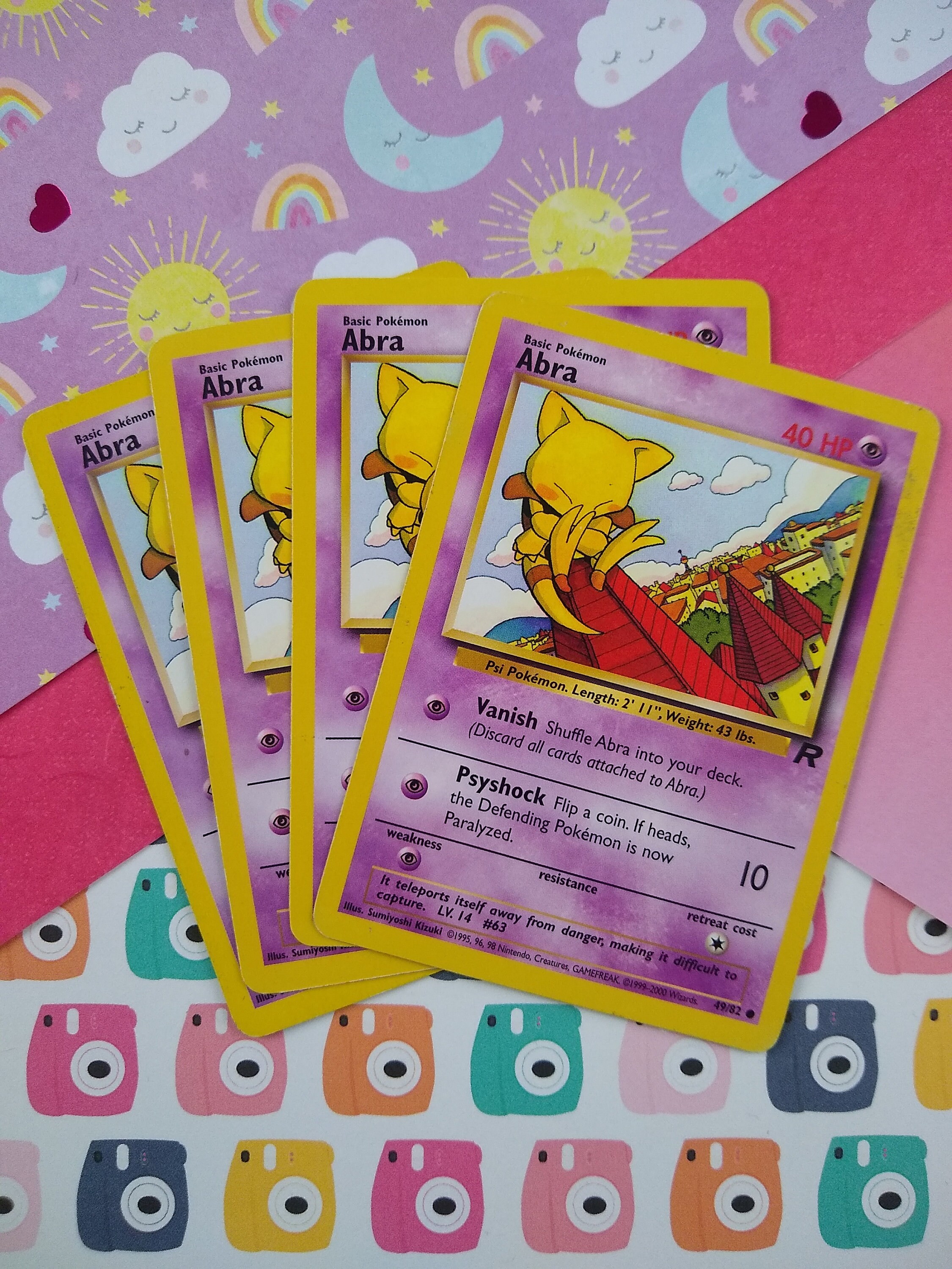 abra pokemon card 49 82 kort Team Rocket the Defending Pokemon is now Paralyzed. Graded 1st edition Abra (49/82)