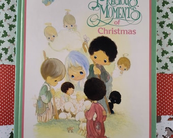 Vintage 1990 Precious Moments of Christmas: Nine Stories that Celebrate the Season Hardcover