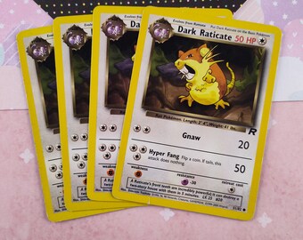 dark raticate pokemon card value Amazon.com: - (51) [2] Gnaw (20) [3] Hyper Fang (50) Flip a coin Pokemon Single Card TEAM ROCKET