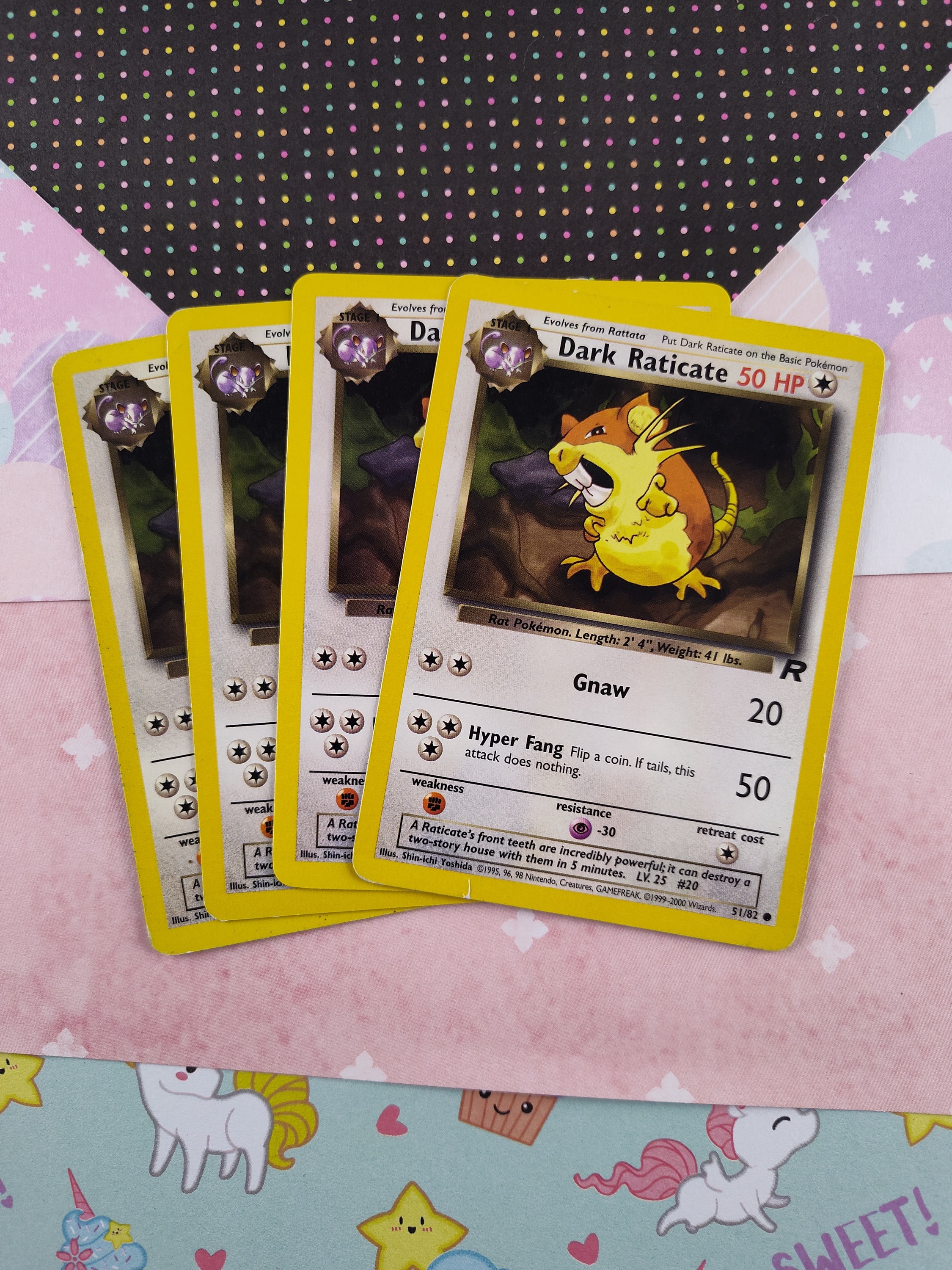 Vintage Common - Set/4 Dark Raticate Team Rocket Non-holo Pokemon Cards 51/82 - LP - Etsy Vintage Common - Set/4 Dark Raticate Team Rocket Non-holo Pokemon Cards 51/82 - LP - Etsy
